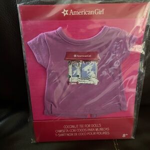 American Girl Purple Doll Tee with Graphic